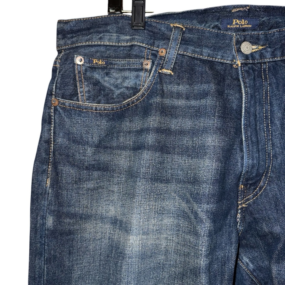 Polo Ralph Lauren Hampton Relaxed Straight Leg Jeans men’s sz 36 x 30 - Picture 2 of 14